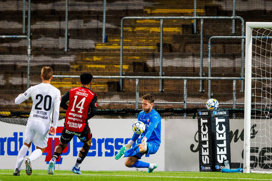 Helsingborgs målvakt Kalle Joelsson