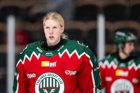 Frölundas målvakt Maja Helge