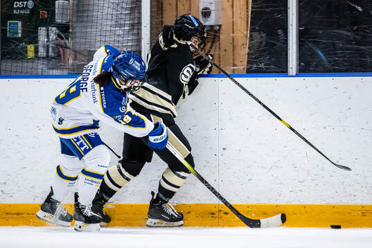 Leksands Lillian George och SDEs Kayleigh Hamers
