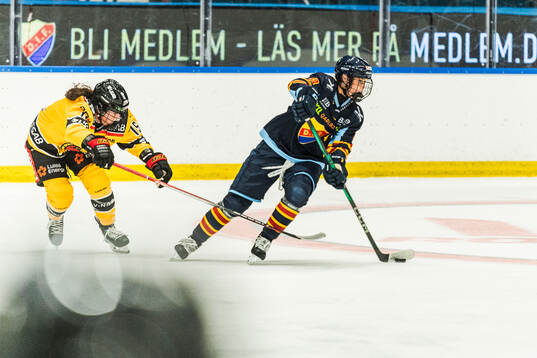Luleås Reece Hunt och Djurgårdens Emma Forsgren