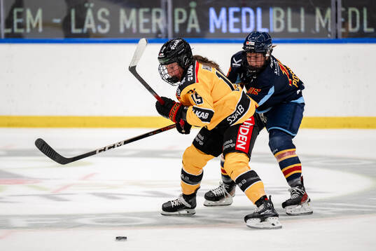 Luleås Reece Hunt och Djurgårdens Madeline Posick