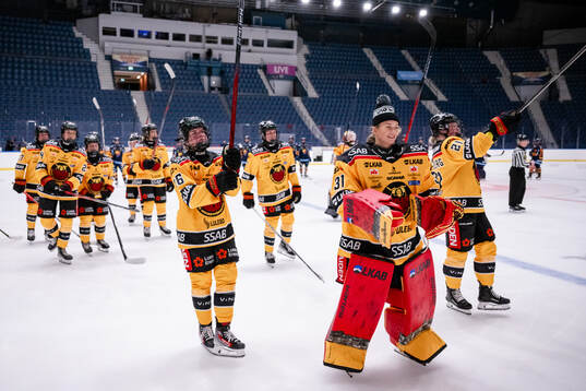 Luleås spelare jublar