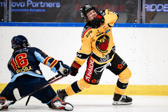 Djurgårdens Madeline Posick och Luleås Viivi Vainikka