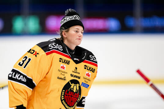 Luleås målvakt Frida Axell