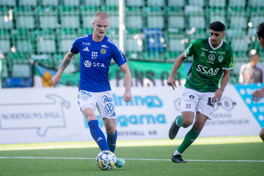 GIF Sundsvalls Lucas Forsberg och Brages Amar Muhsin