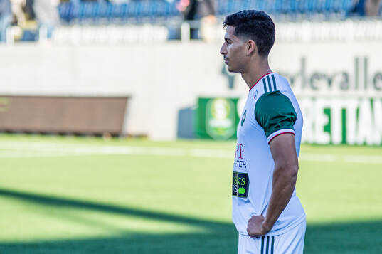 Skövde AIKs Marcus Mikhail deppar