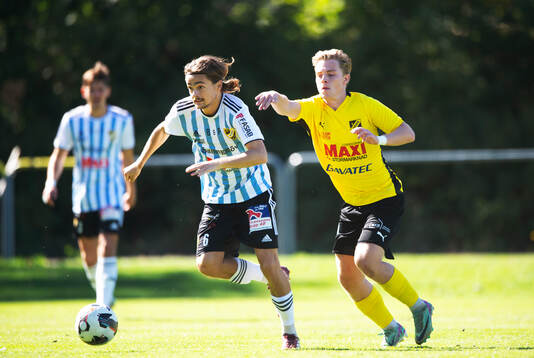 IFK Hässleholms Gustaf Winroth I matchen i division 2