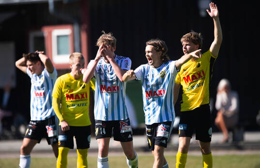IFK Hässleholms Hugo Arvidsson och Gustaf Winroth