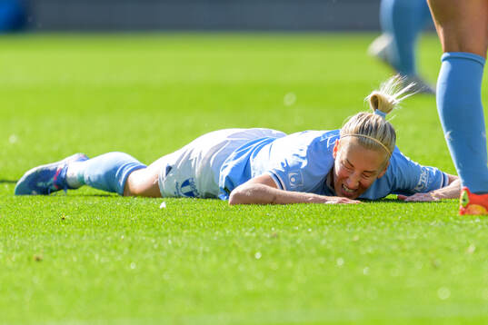 Malmö FFs Mia Persson deppar
