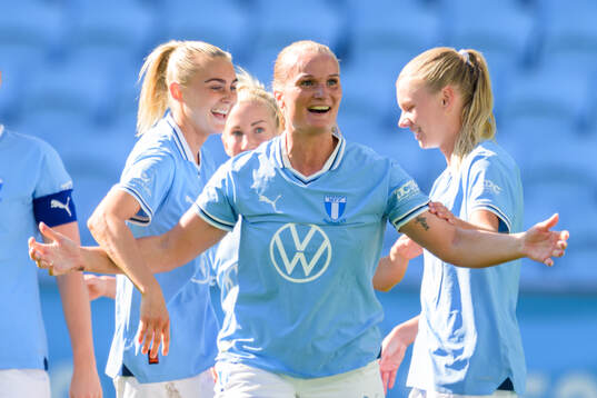 Malmö FFs Lovisa Gustafsson jublar