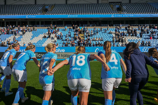 Malmö FFs spelare jublar