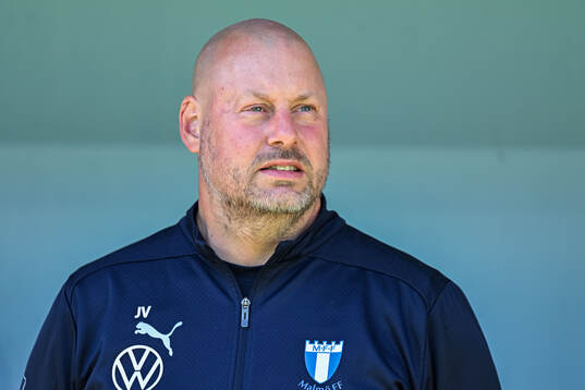 Malmö FFs tränare Jonas Valfridsson