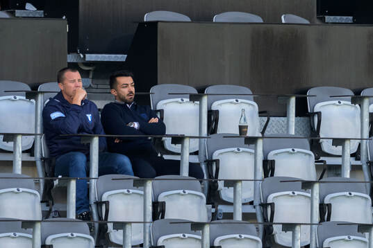 Malmö FFs sportchef Daniel Andersson och assisterande