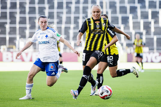 IFK Norrköpings Carrie Jones och Häckens Alva Selerud