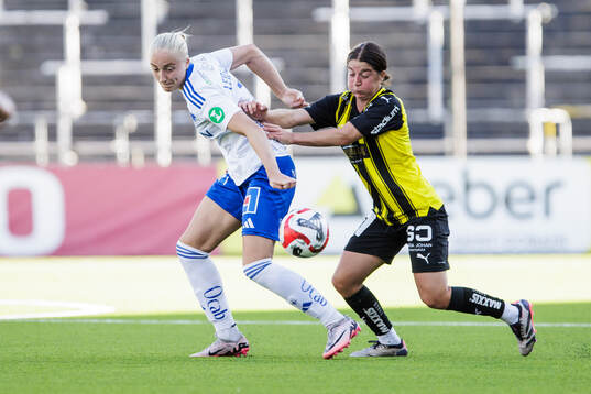 IFK Norrköpings Wilma Leidhammar och Häckens Ruby Grant