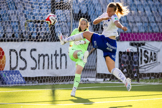 Häckens målvakt Loes Geurts