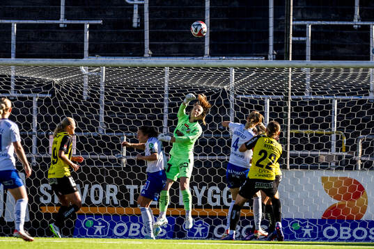 Häckens målvakt Loes Geurts
