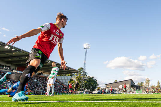 GAIS Alexander Ahl Holmström jublar