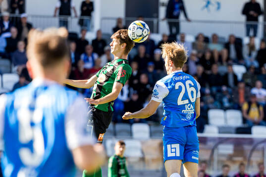 Varbergs Olle Edlund och IK Oddevolds Gabriel Sandberg