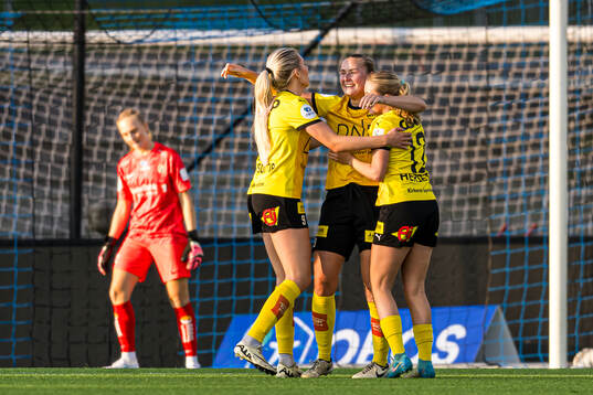 Tonje Erikstein of LSK Kvinner celebrates