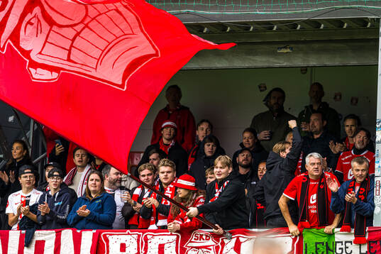 Spectators in the stands