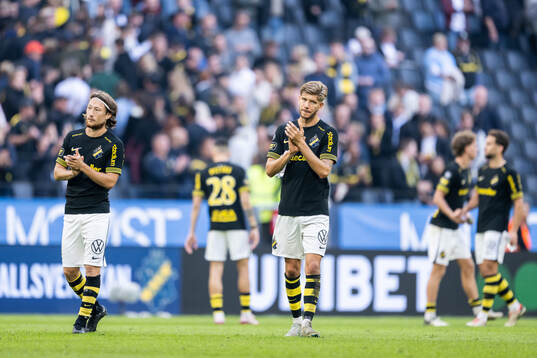 AIKs Axel Björnström och Anton Salétros