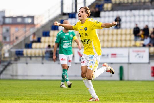 Falkenbergs Remo Gotfredsen Grgic jublar