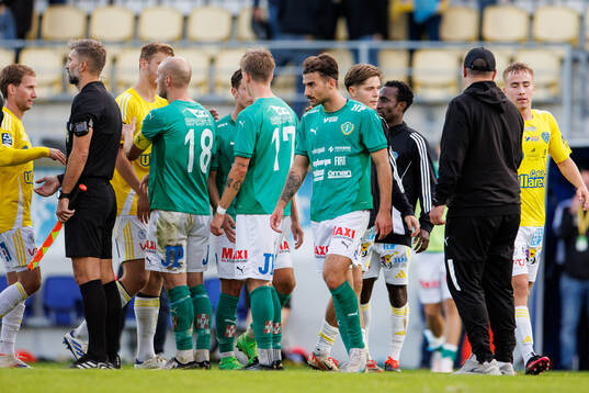 Jönköpings Södras spelare deppar
