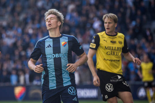 Djurgårdens Santeri Haarala deppar