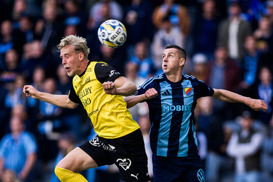 Mjällbys Herman Johansson och Djurgårdens Haris Radetinac