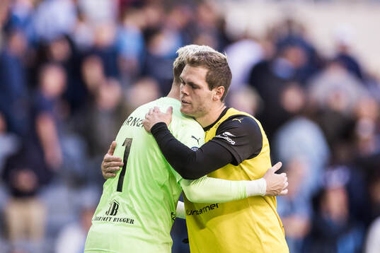 Mjällbys Noel Törnqvist och Jacob Bergström