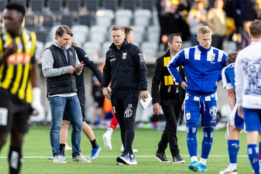 IFK Göteborgs tränare Stefan Billborn deppar