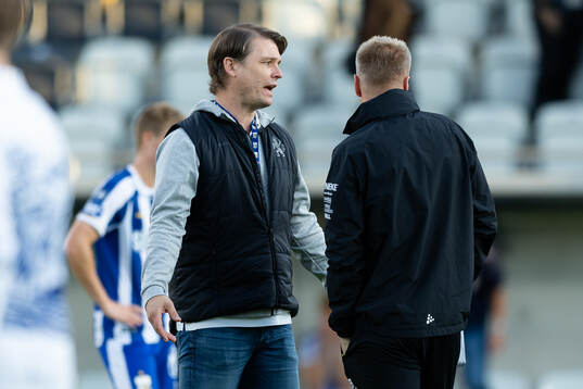 IFK Göteborgs tekniske direktör Ola Larsson och tränare