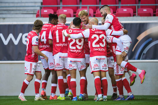 Kalmars Lars Saetra jublar