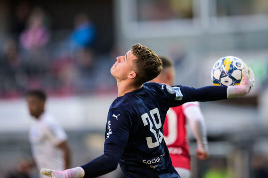 Värnamos målvakt Viktor Andersson