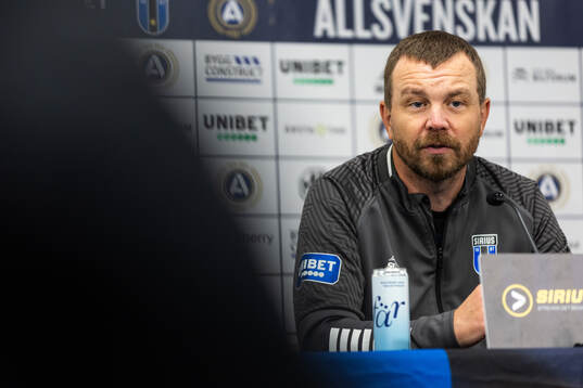 Sirius assisterande tränare Henrik Åhnstrand