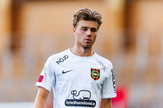 Brommapojkarnas Wilmer Odefalk deppar