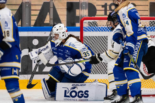 Leksands målvakt Emma Polusny