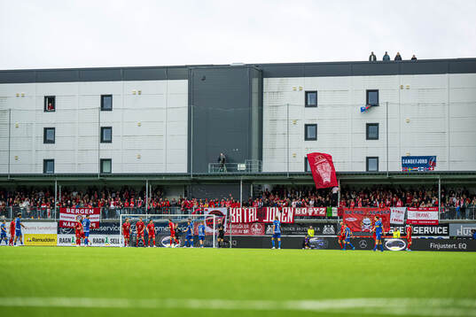 Spectators in the stands