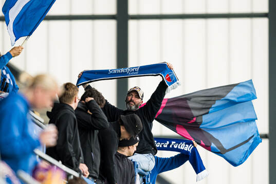 Spectators in the stands