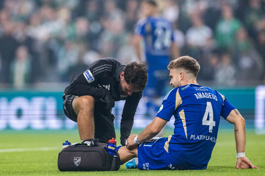 IFK Norrköpings Amadeus Sögaard får vård