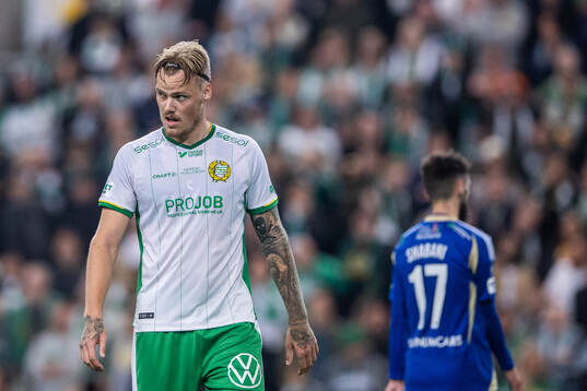 Hammarbys Victor Eriksson deppar
