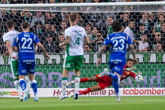 Hammarbys målvakt Warner Hahn