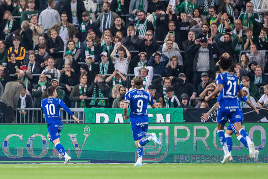 IFK Norrköpings Vito Hammershöy-Mistrati jublar