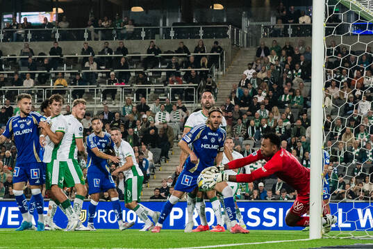 Hammarbys målvakt Warner Hahn