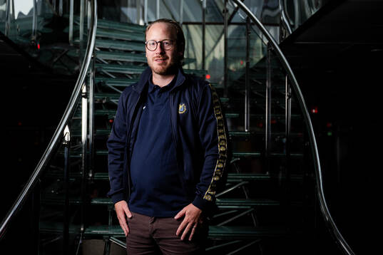 Södertäljes sportchef Emil Georgsson