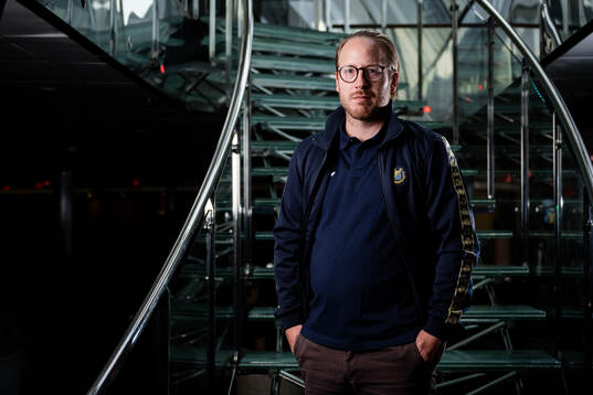 Södertäljes sportchef Emil Georgsson