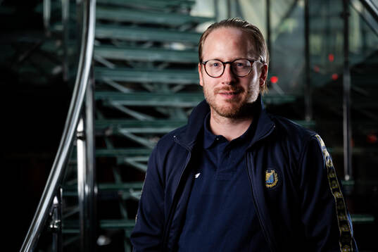 Södertäljes sportchef Emil Georgsson