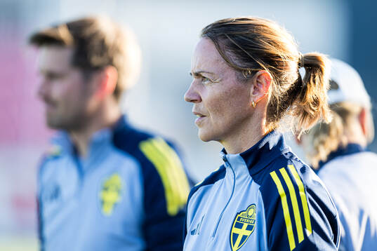 Lovisa Delby, head coach of Sweden