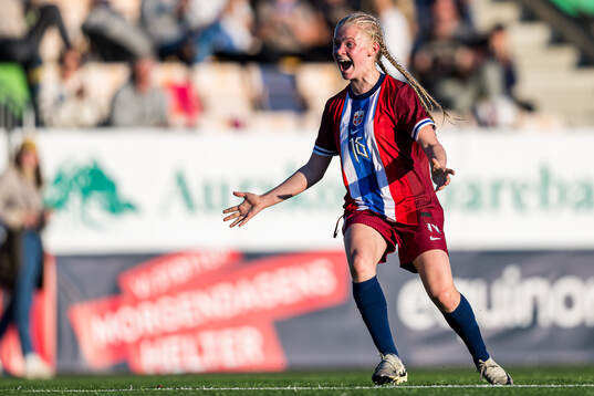 Sofia Eugenie Mendelin-Norebø of Norway celebrates